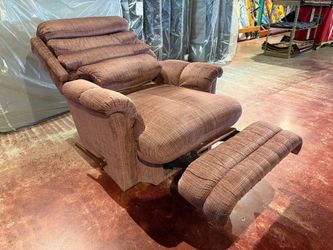 LA-Z-BOY Genuine Astar Dusty Rose Manual Rocking Recliner