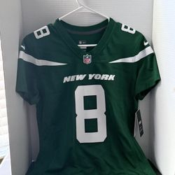 WOMENS  AARONS RODGERS JETS JERSEY  WITH  FREE AARON ROGERS SOCKS