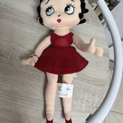 New Universal Studios Betty Boo Plush 
