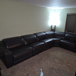 Leather Sectional