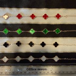 Van cleef inspired bracelets