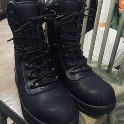 Rothco Forced Entry Tactical Black Leather Combat Boots -8 Inch 