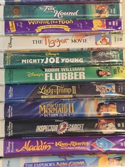 Vintage Disney VHS Tapes.