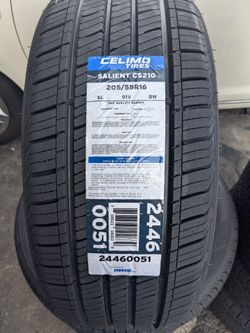 205/55/16 Celimo SALIENT CS210 - New Tires