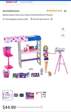 Barbie Space Discovery Stacie Doll & Bedroom Playset