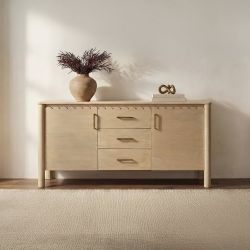 Wiley Natural 3 Drawer Sideboard