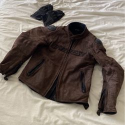Dainese Motorcycle Leather Jacket 