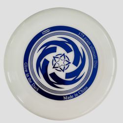  Glow in The Dark Ultimate with Soft Grip Frisbee Disc 175 Grams,10.5 inches Sport Disc,