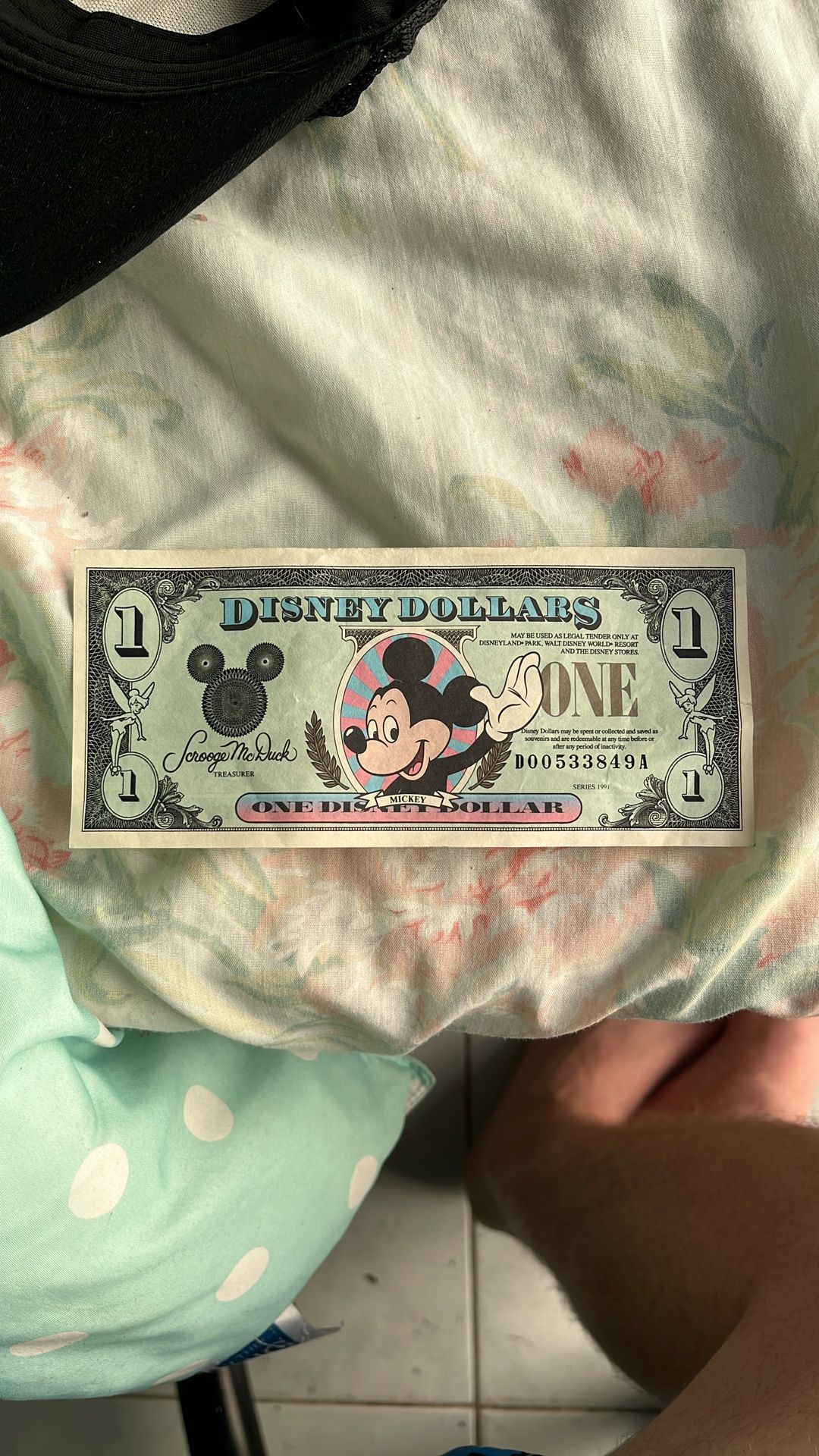 Disney Dollar 1991