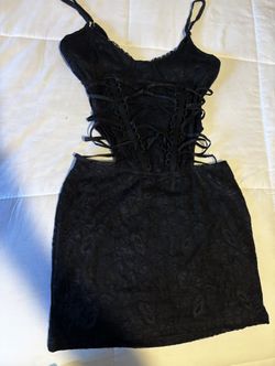 Sexy Black Lace Dress 