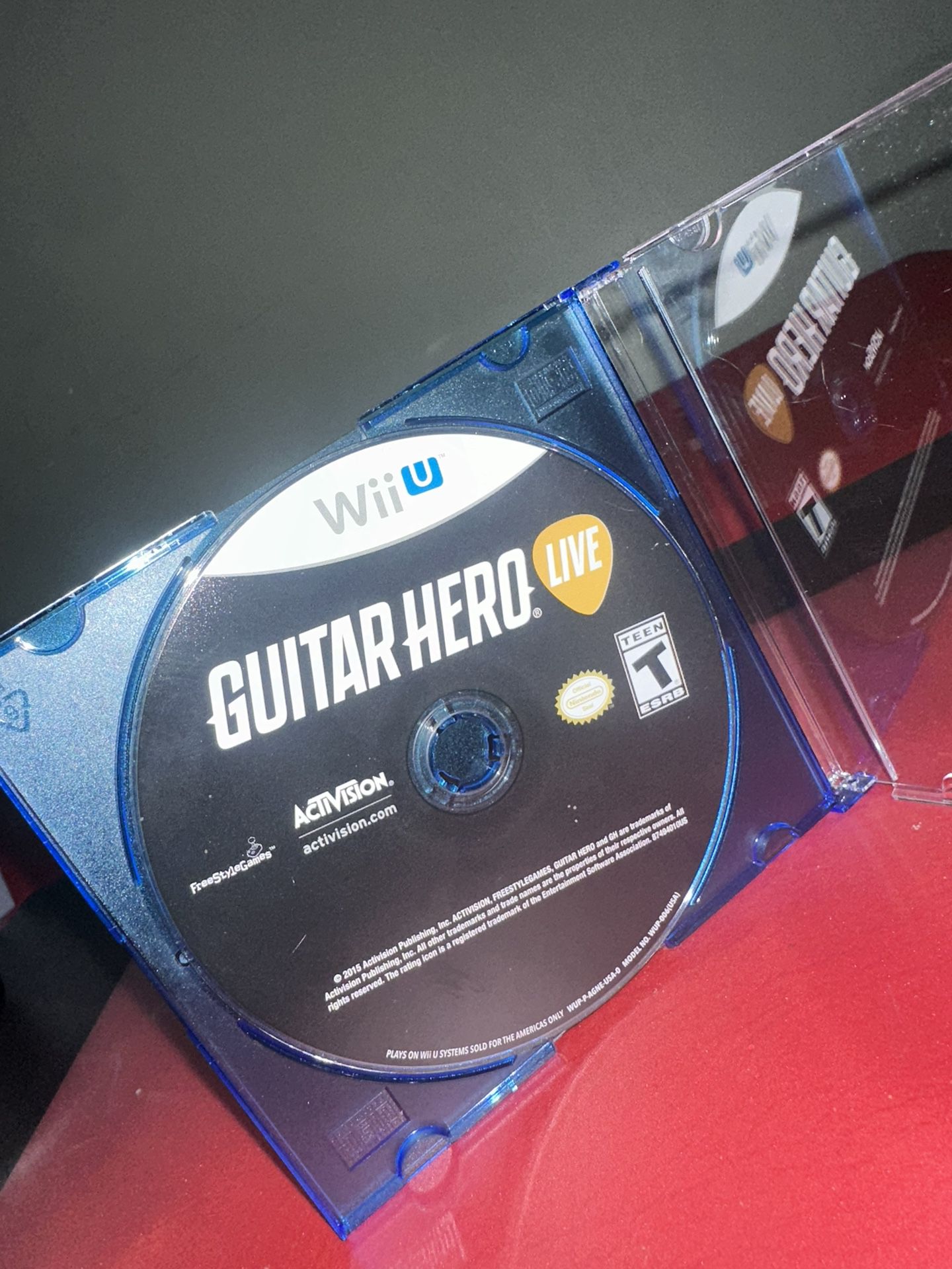 Nintendo Wii U Guitar Hero Live Game Only TESTED