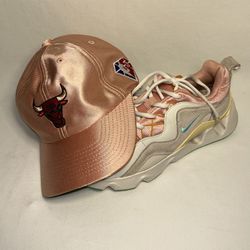 Nike (WMS 9.5) & M&N Rose Gold Cap 