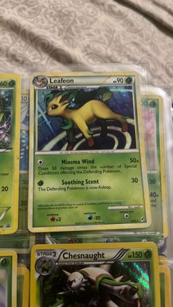 Leafeon Pokémon card 2011