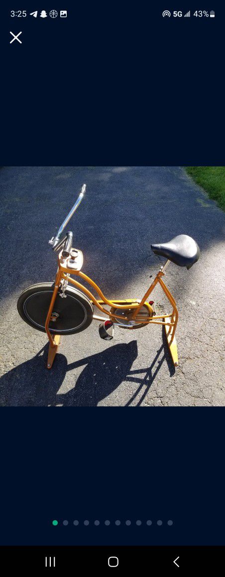 Schwinn Exerciser Bicycle Vintage 1970s