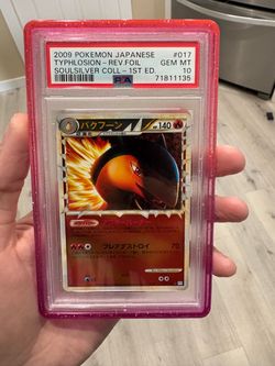 Pokemon: Psa 10 Typhlosion prime rev foil  (pop 91)