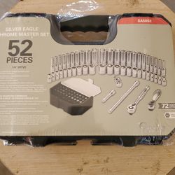 52 piece 1/4 socket set