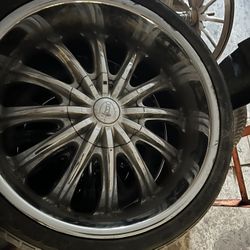 Borghini rims and tires (265/35r 22)