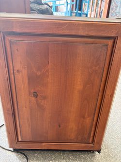 GE Profile bar refrigerator with ice maker