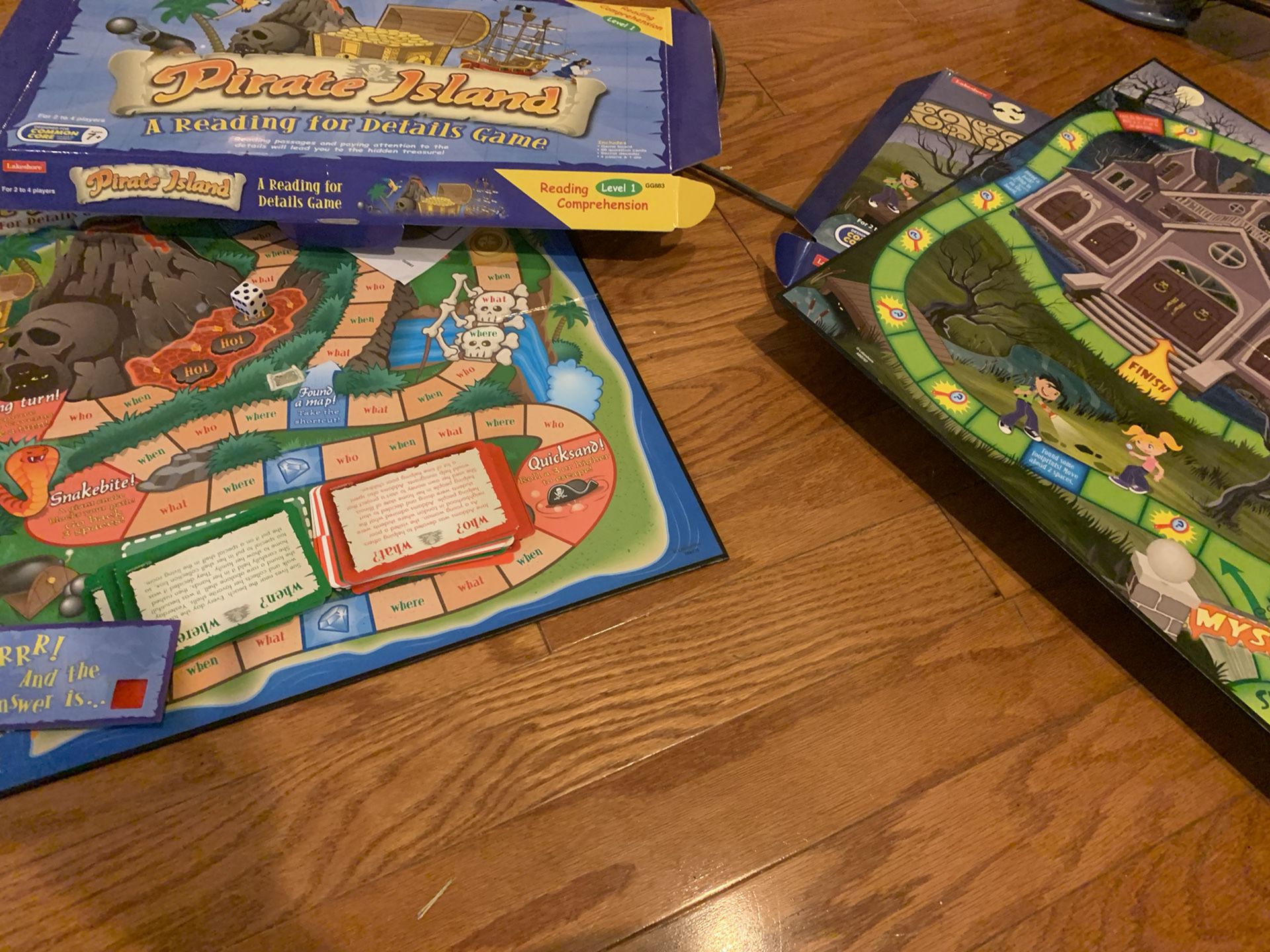 2 reading board games
