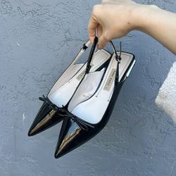 zara pointy flat us6.5