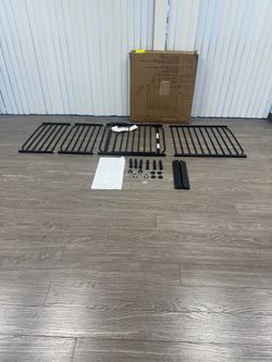 $35 #2682 (30” Tall X 29-82” wide) Black extra wide safety gate for baby toddler of dog . Easy install