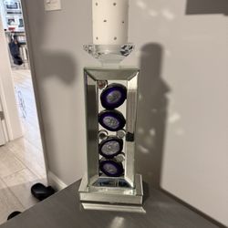 purple Candlestick Holder