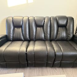 Power Recliner Sofa & Love Seat 3 Years Old