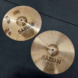 Sabian B8 14" Hi Hats Cymbals **Located In Upland**