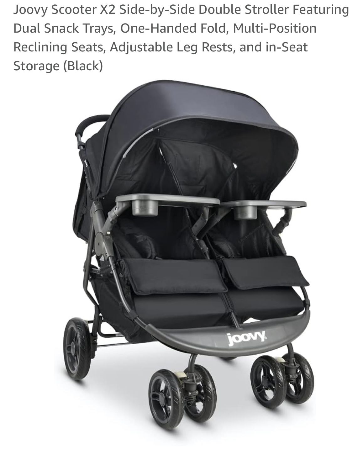Joovy Double Side By Side stroller