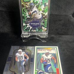 San Diego Chargers :Antonia Gates Wild Card Splat Football 2025 Card SBGRE01-AG  9/12