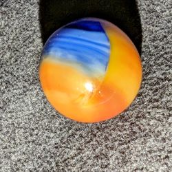 Vintage Akro Agate Tri Patch Marble 