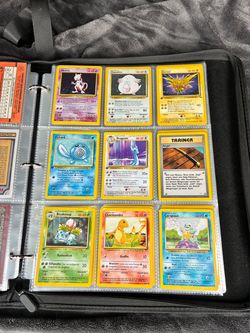 Vintage 1999 Pokémon Card Collection | 1st Edition, Mewtwo, Rare Cards + MLB