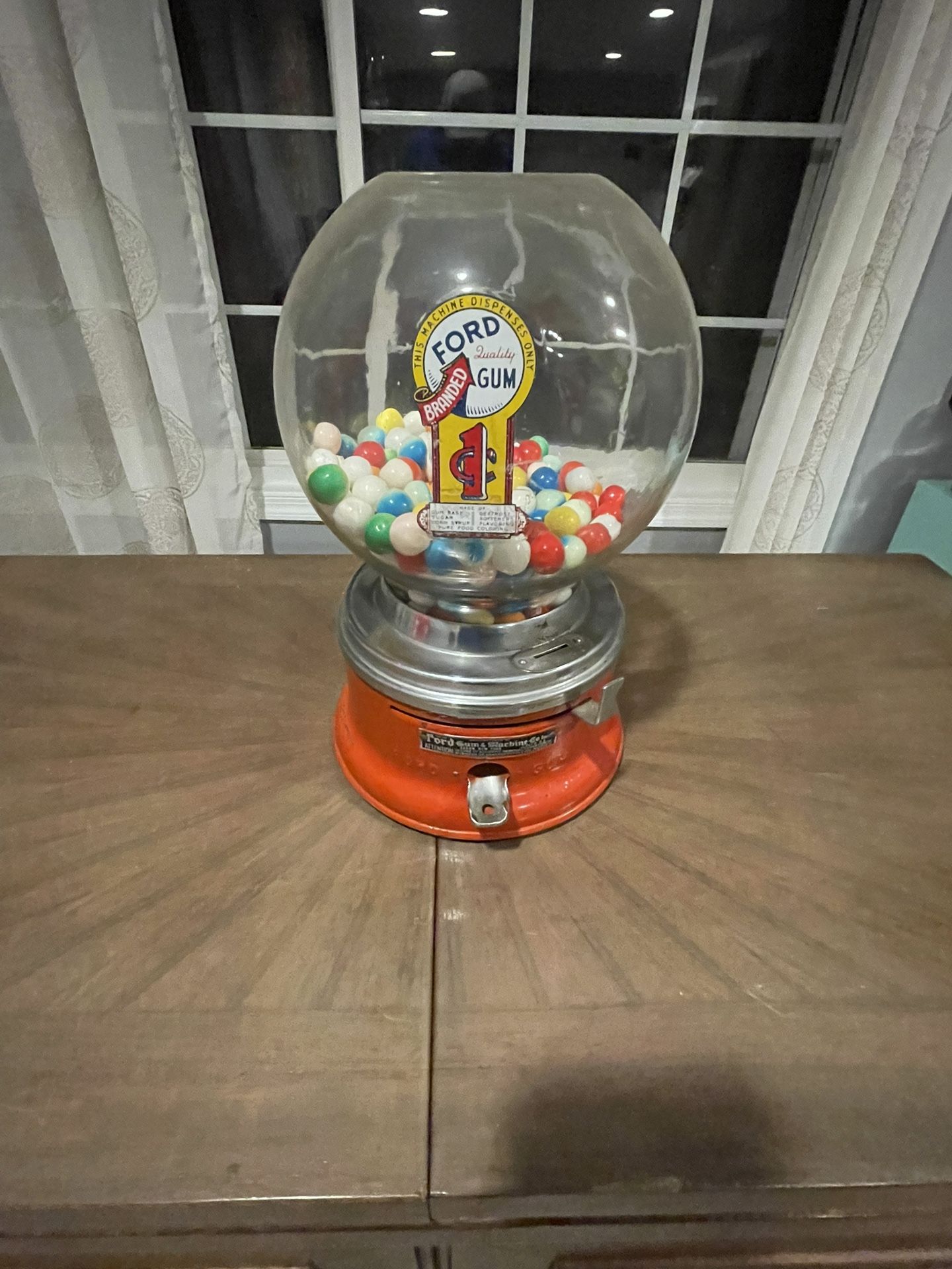 Vintage 1930s Ford Gumball Machine