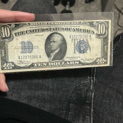 Antique 1934 Silver Certificate Bill