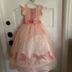 Princess Pink Hoop Dress