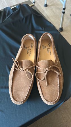 Italian Suede Leather Driving Loafers