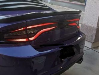 Dodge Charger vinyl brake light design cut outs