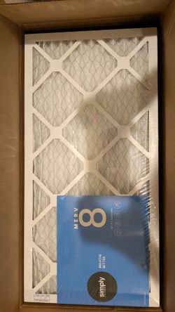 AC Filter MERV 8 12x24x1 (6 new filters)