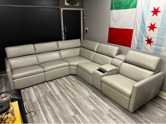 Leather Recliner couch