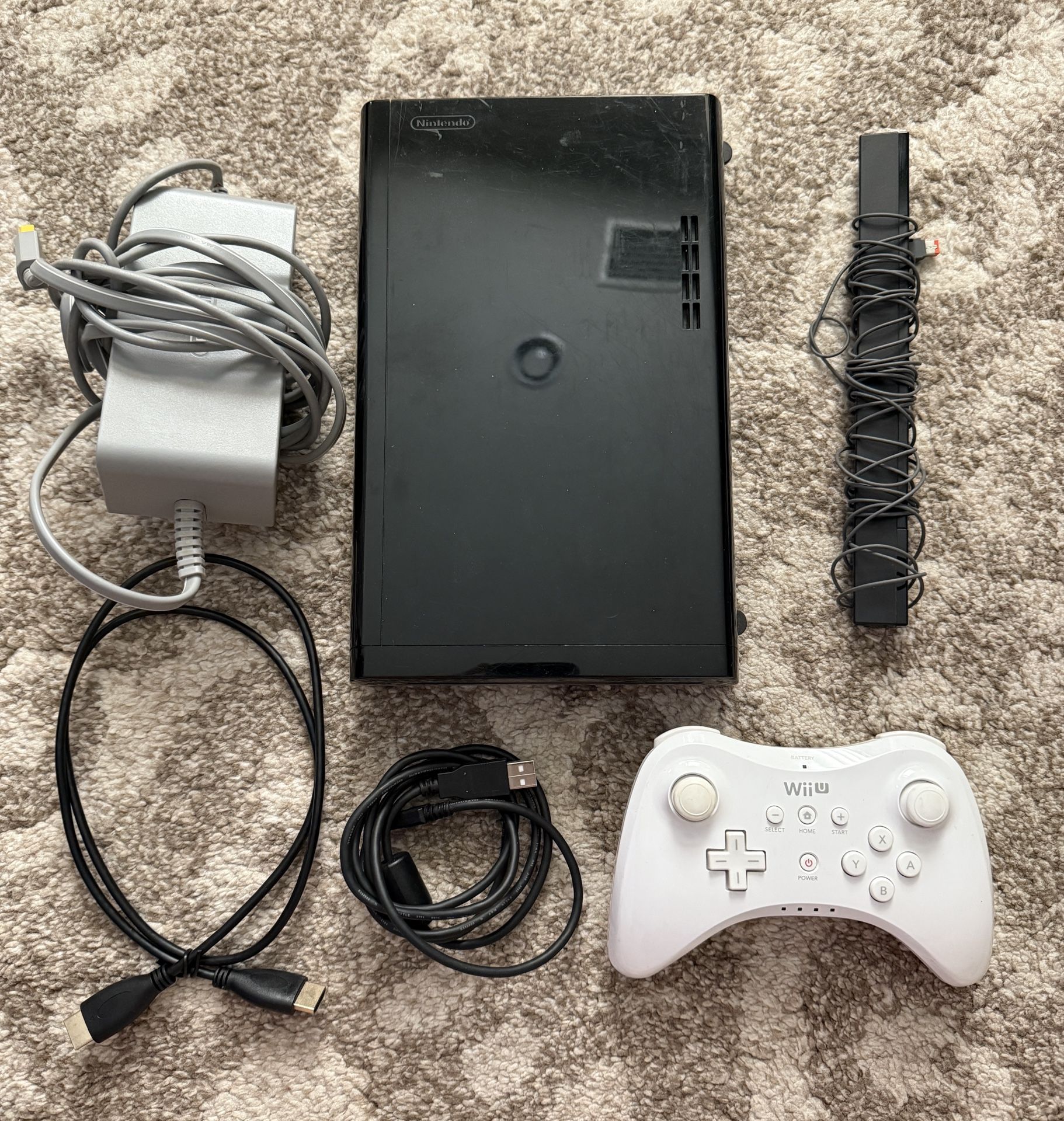 Nintendo Wii U Console Black 32gb