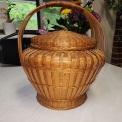 Wicker, Ratton, Chinese Wedding Basket, Boho, Chic