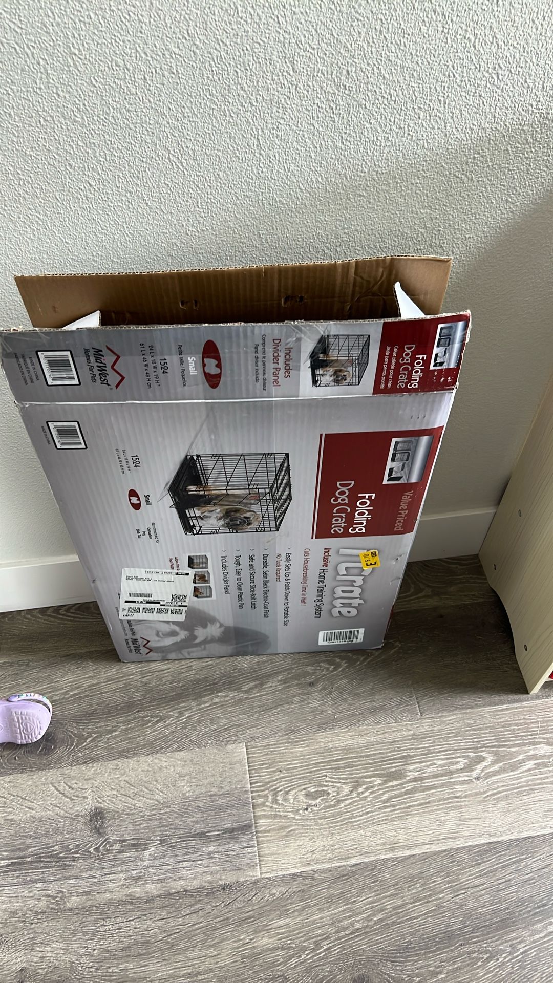 Small dog crate