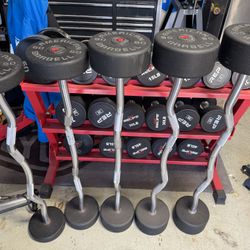 American Barbell EZ Curl Barbell Set
