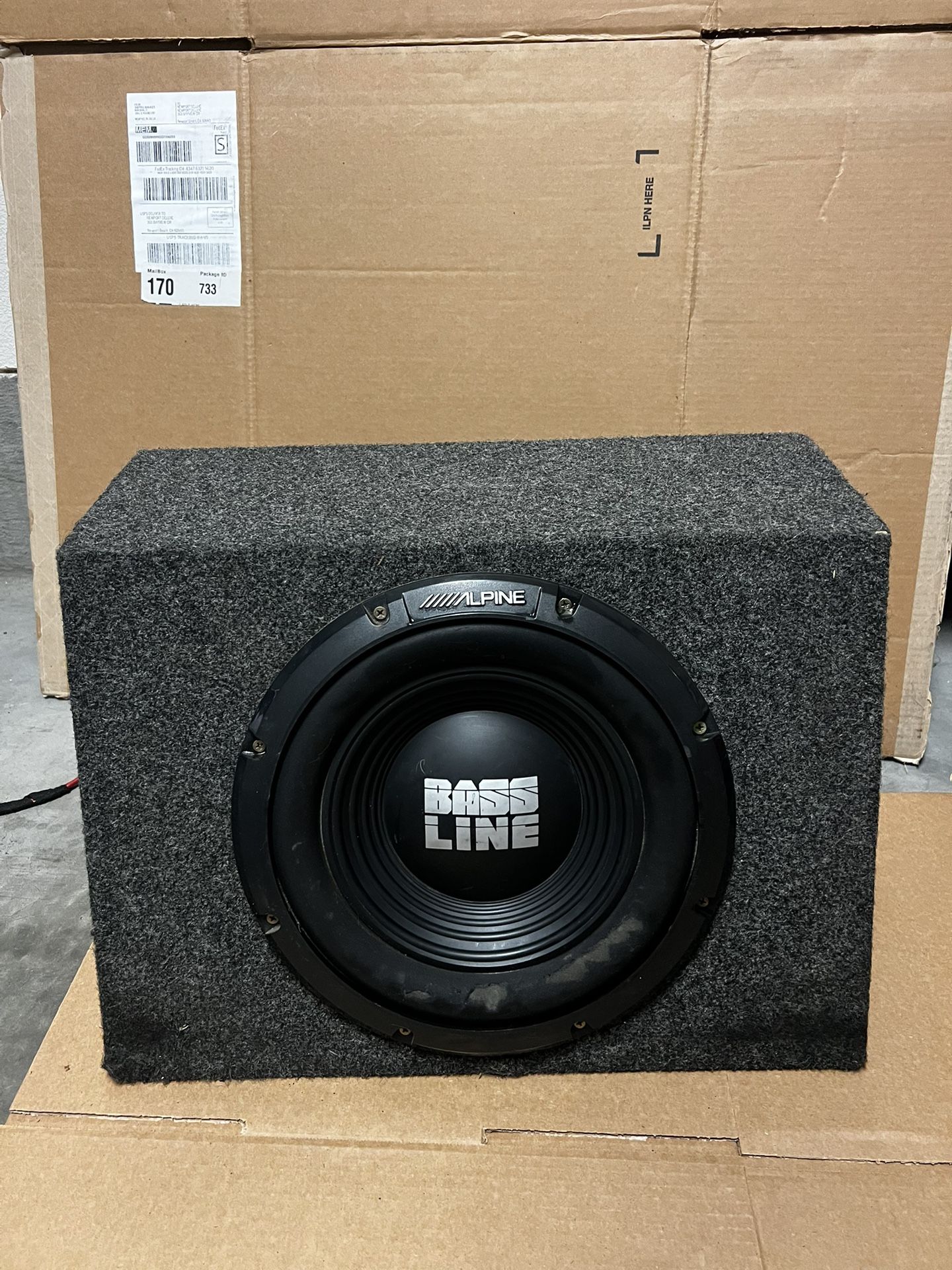 Alpine bass Line Subwoofer