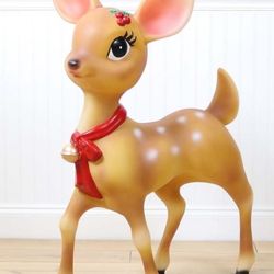 Brand Cracker Barrel, Lighted Female Blow Mold, Measure 36" Height, Sold Out in Store, Indoor & Outdoor, Lights Up Brightly, Good Quality, Brand New!