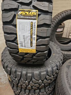 New set of tires aplus mud terrain 35 1250 22 lt