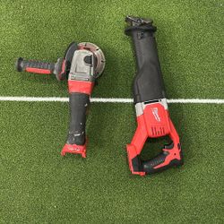 Milwaukee Grinder And Sawzall