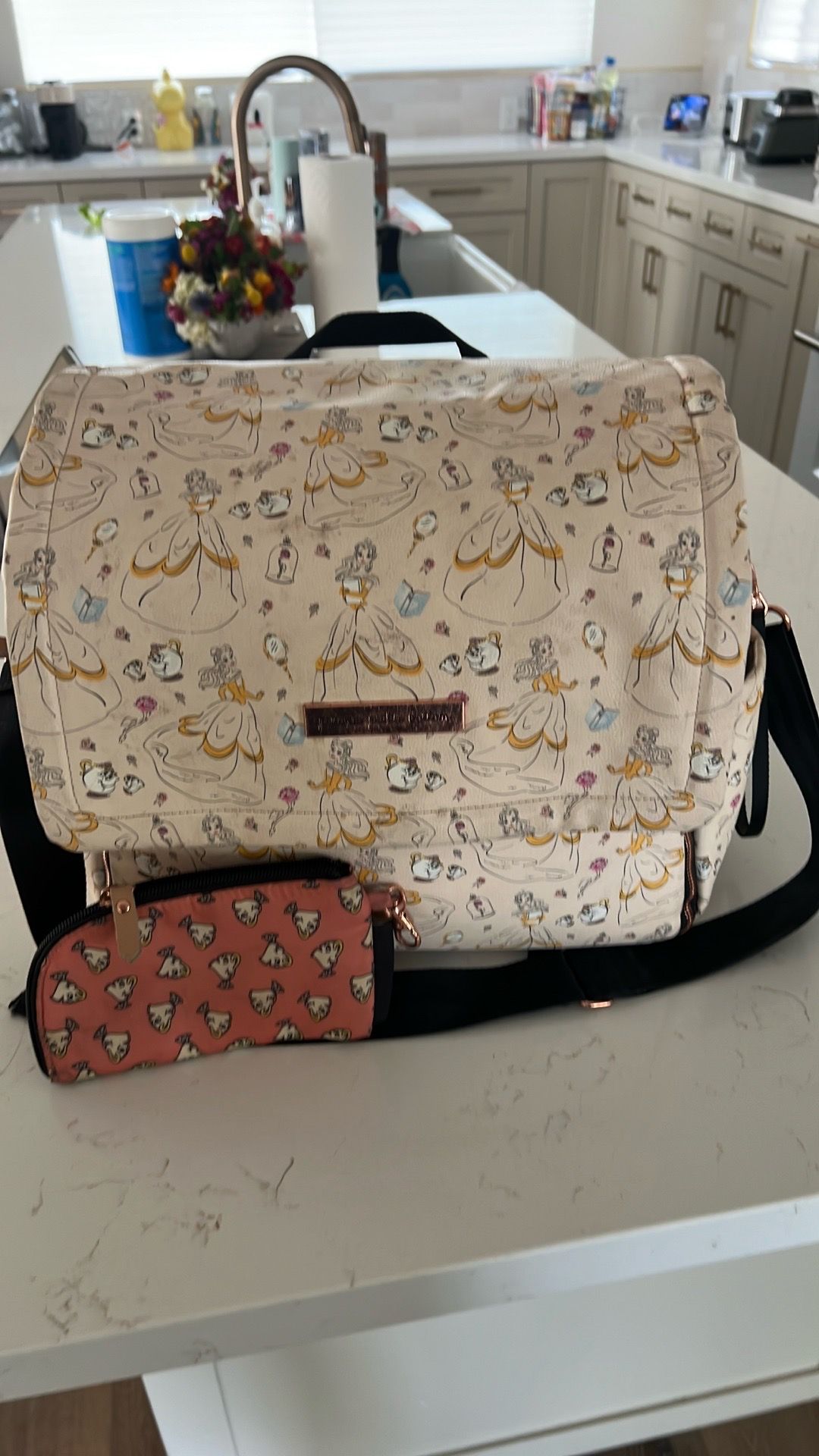 Belle Petunia pickle bottom diaper bag