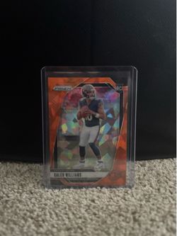 2024 Caleb Williams Orange Cracked Ice Prizm #301 (RC)