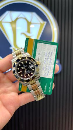 Rolex Submariner Black Insert Two Tone on Oyster Bracelet 2019